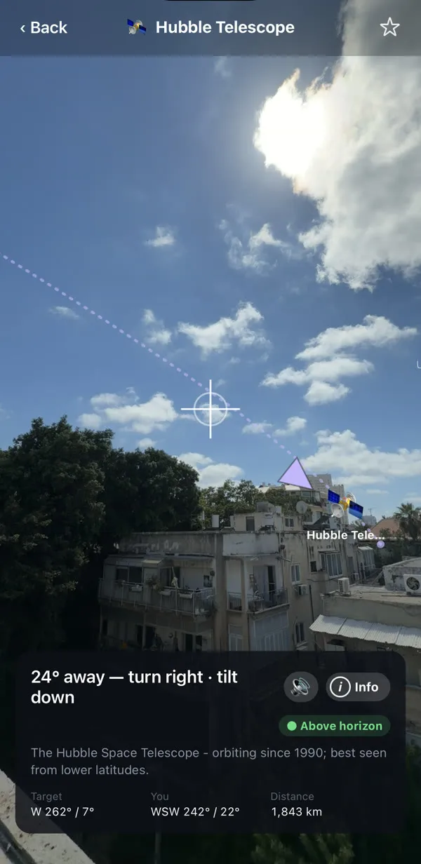 הצבעה על טלסקופ החלל האבל